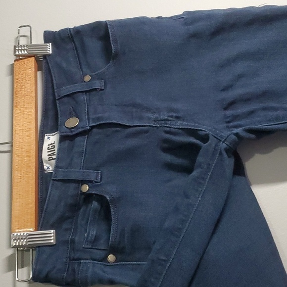 Paige jeans women's size 26 size 2 US dark medium blue Verdugo ankle - Picture 7 of 16